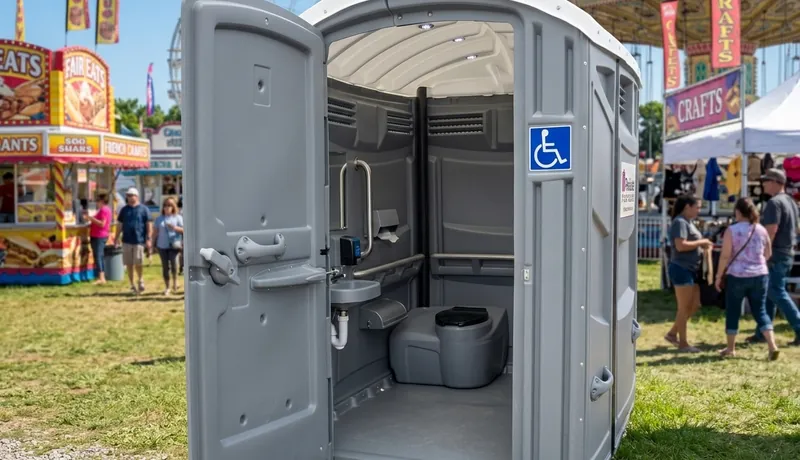 ADA-Compliant Porta Potty rental unit in Celina, Tx