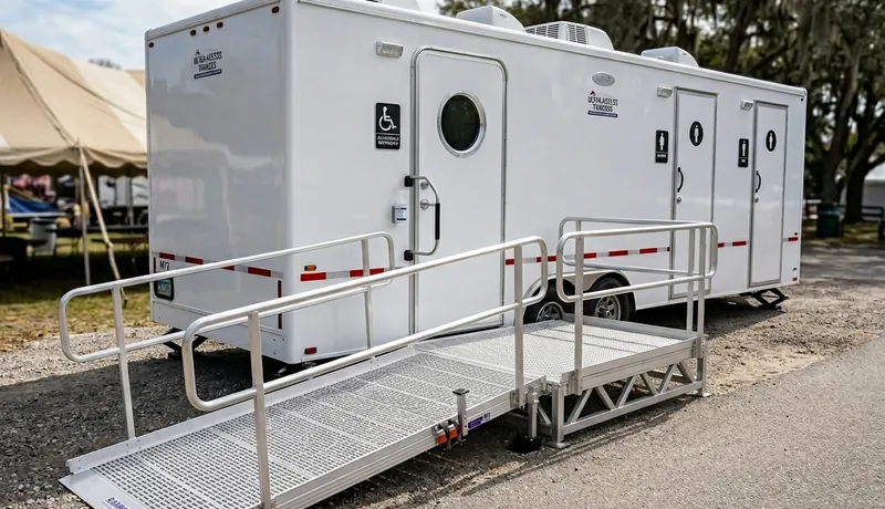 ADA Restroom Trailer in Frisco, TX