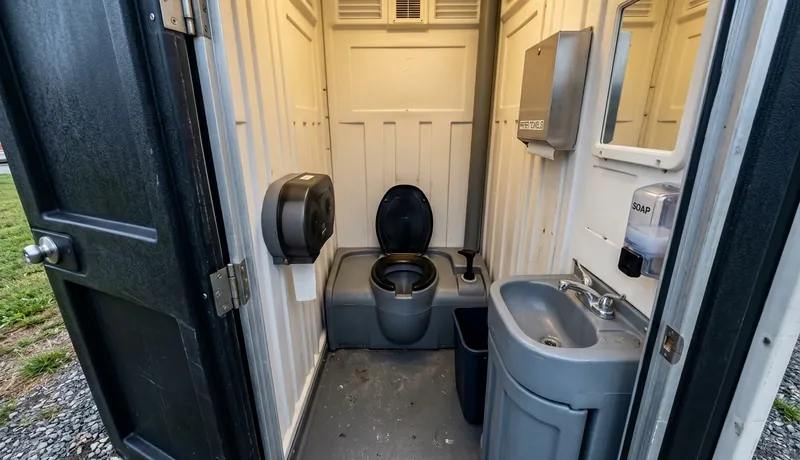 Deluxe Flushable Unit in Fayetteville