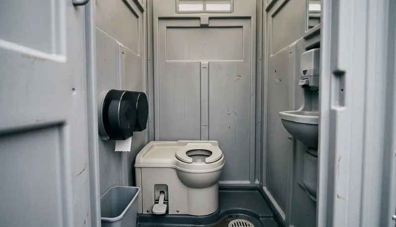 Flushable Porta Potty clean interior in Celina, Tx