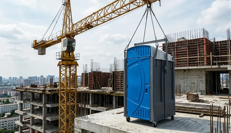 High-Rise Porta Potty in Frisco, TX