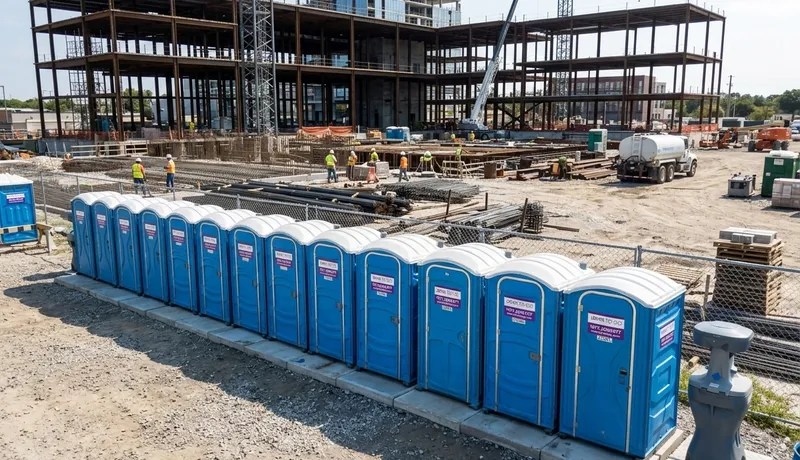 Long-Term Porta Potty Rental clean interior in Celina, Tx