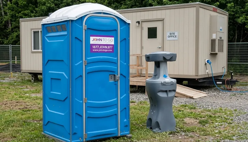 Long-Term Porta Potty Rental event setup in Celina, Tx