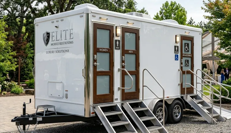 Luxury Restroom Cabin clean interior in Celina, Tx