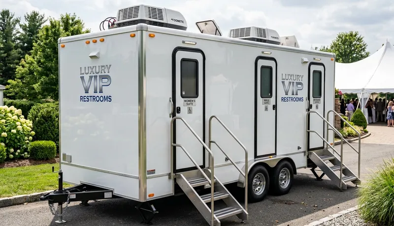 Luxury Restroom Cabin delivery to site in Celina, Tx